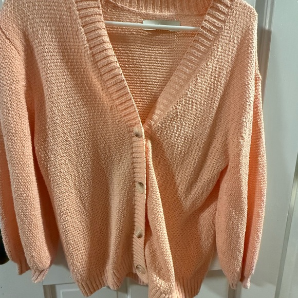 LOFT Sweaters - LOFT Peach Women's Cardigan